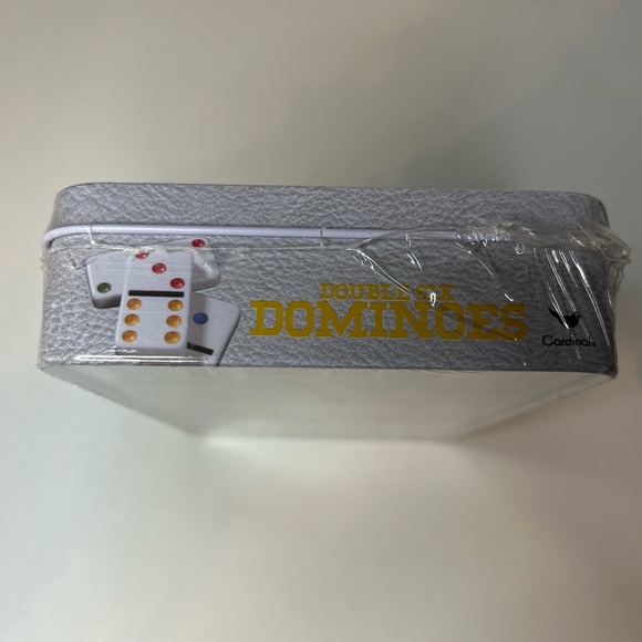 Cardinal Collectors Double Six Dominoes 28 Bright Colored Dot Dominoes Sealed - Picture 2 of 6